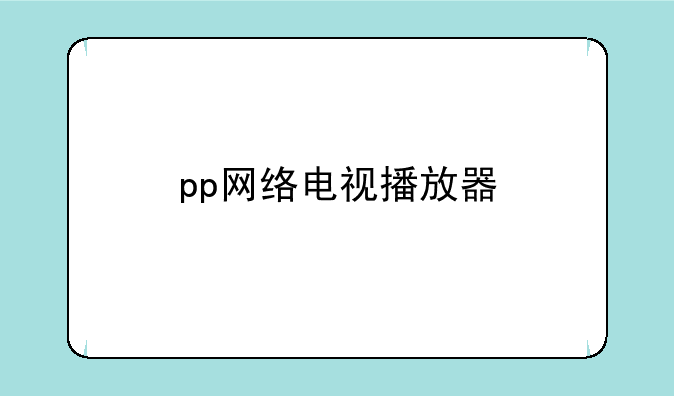 pp网络电视播放器