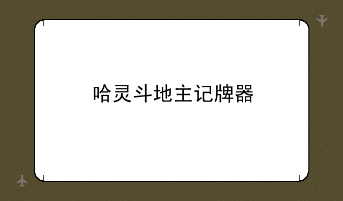 哈灵斗地主记牌器