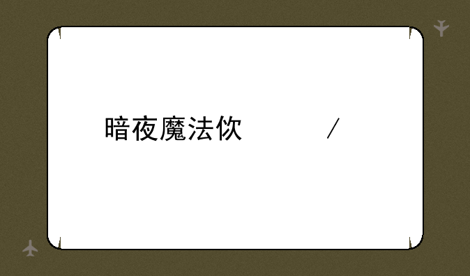 暗夜魔法使下载