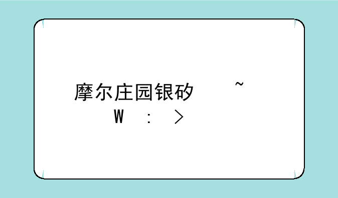 摩尔庄园银矿石如何获取